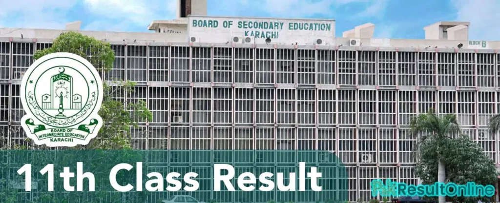 BSEK 11th Class Result Karachi Board